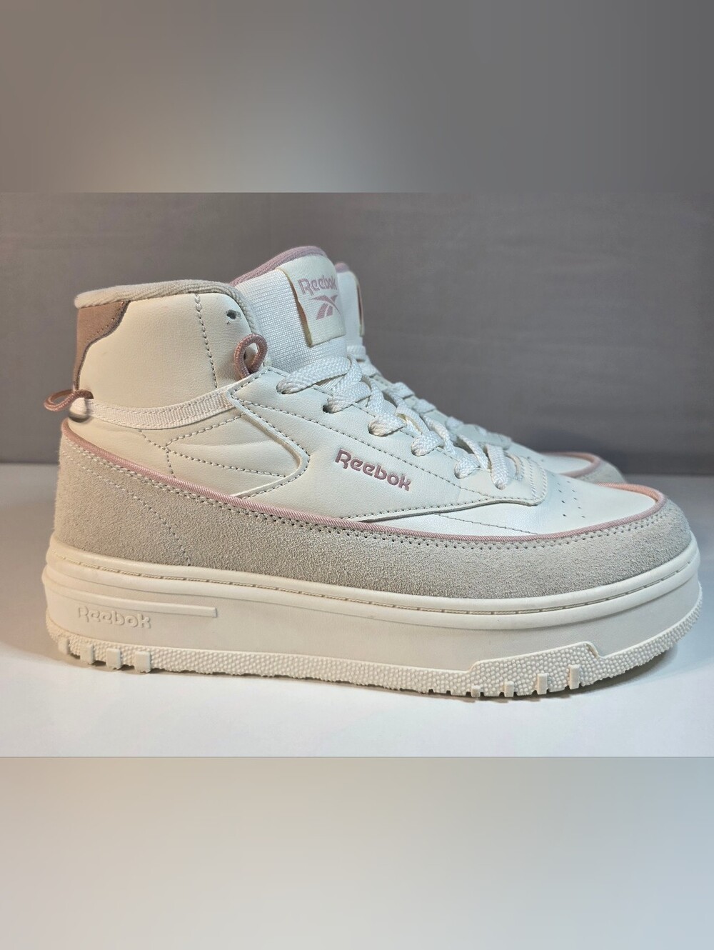 Reebok Women’s Club C Geo Mid Platform Sneaker Women's Size 8.5